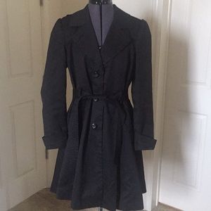H&M size 14 black rain coat super cute